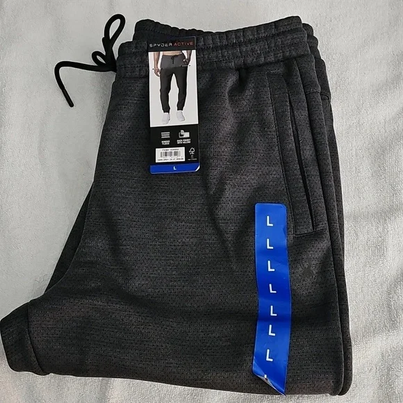 Spyder Active Men's Dark Gray Joggers - Picture 3 of 3